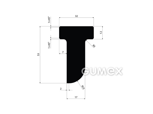 GUMMIPROFILE FÜR WASSERBAUTEN T-FORM